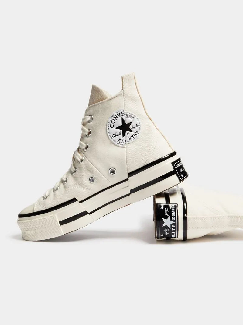Converse Men's Chuck 70 HI Plus White/Black Sneaker