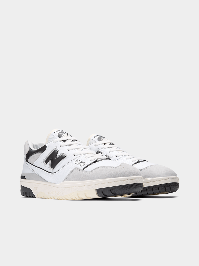 New Balance Men's 550 White/Black Sneaker
